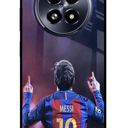 Messi Realme 13 5G Glass Case Back Cover by Casekaro