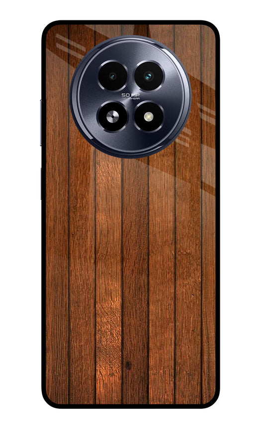 Wooden Artwork Bands Realme 13 5G Glass Case