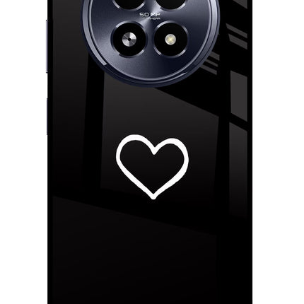 Heart Realme 13 5G Glass Case Back Cover by Casekaro
