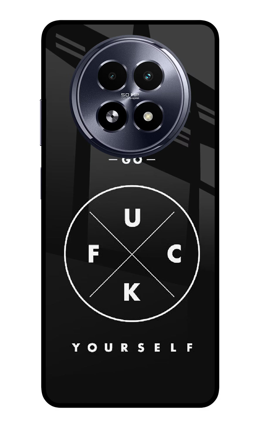 Go Fuck Yourself Realme 13 5G Back Cover, Metal case
