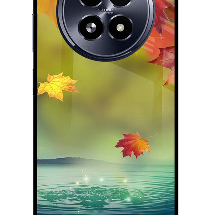 Flowers Realme 13 5G Glass Case Back Cover by Casekaro