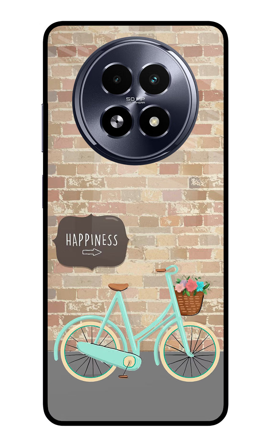 Happiness Artwork Realme 13 5G Back Cover, Metal case