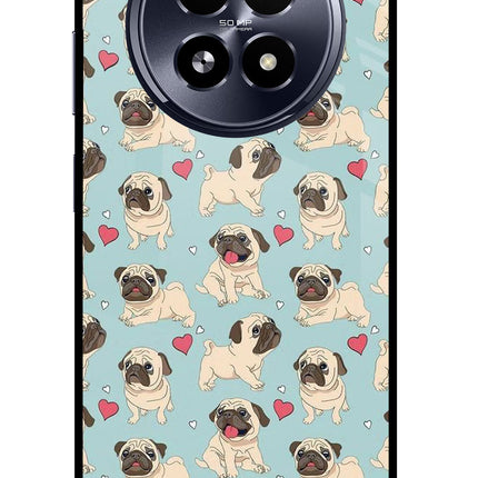 Pug Dog Realme 13 5G Glass Case