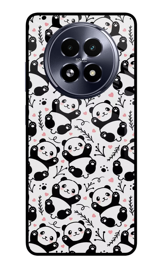 Cute Panda Realme 13 5G Glass Case