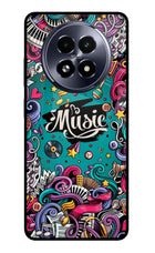 Music Graffiti Realme 13 5G Glass Case
