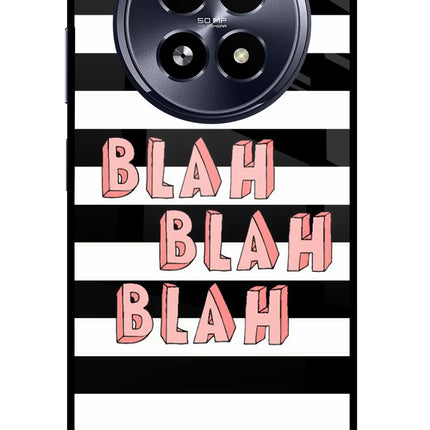 Blah Blah Blah Realme 13 5G Glass Case