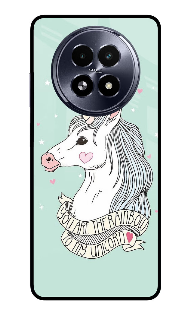 Unicorn Wallpaper Realme 13 5G Glass Case