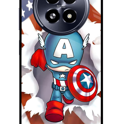Captain America Realme 13 5G Glass Case