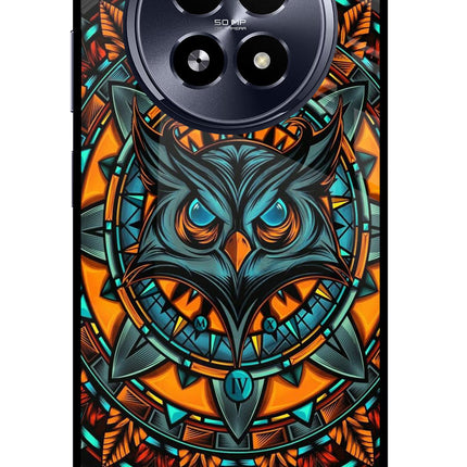 Angry Owl Art Realme 13 5G Glass Case