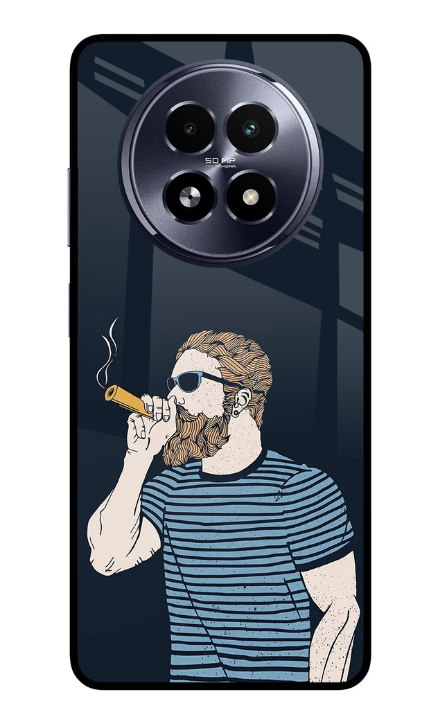 Smoking Realme 13 5G Glass Case Back Cover by Casekaro