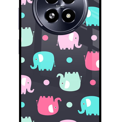 Elephants Realme 13 5G Glass Case