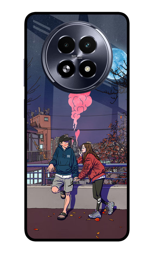 Chilling Couple Realme 13 5G Glass Case