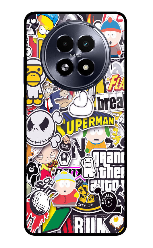 Sticker Bomb Realme 13 5G Glass Case
