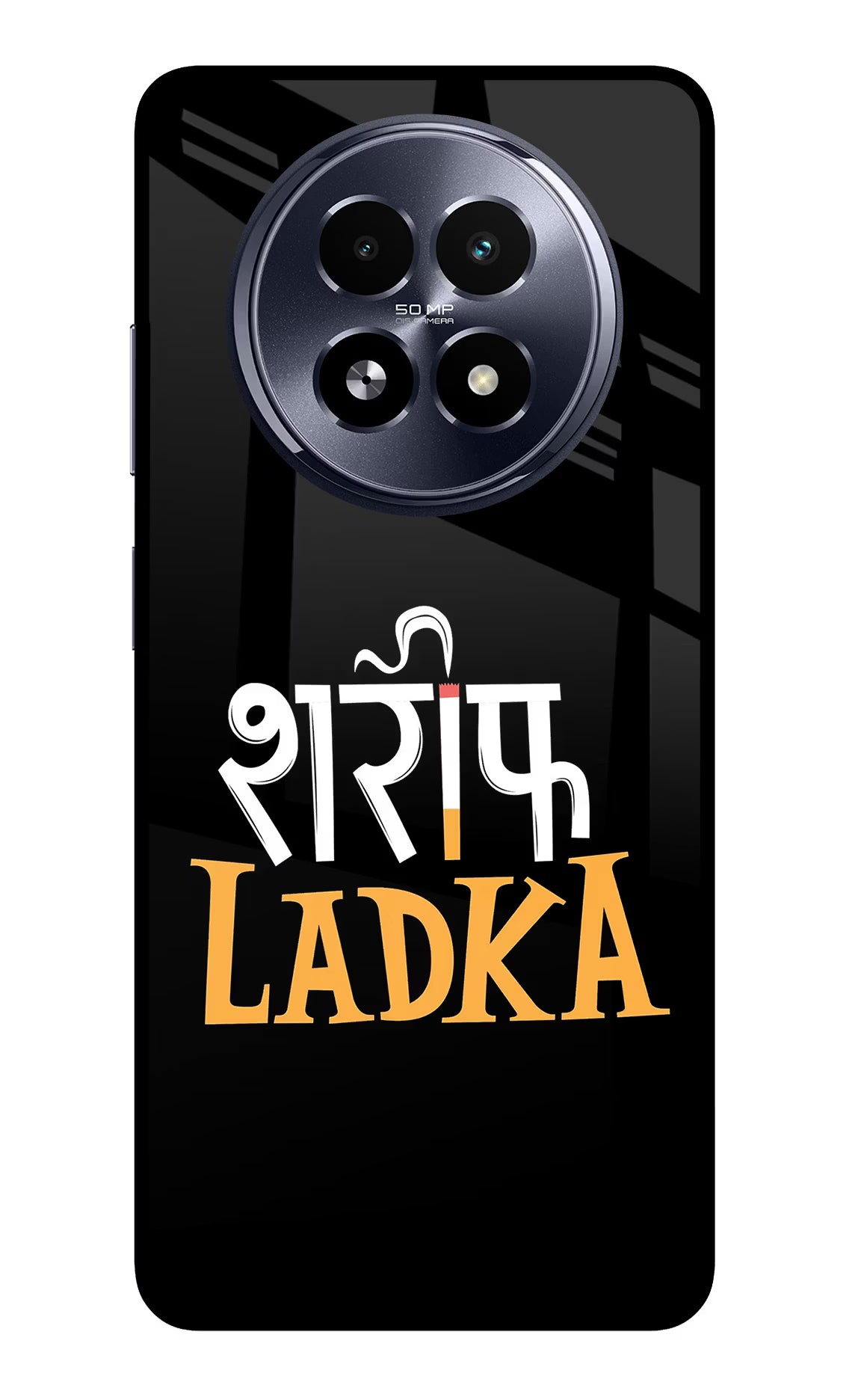 Shareef Ladka Realme 13 5G Glass Case Back Cover by Casekaro