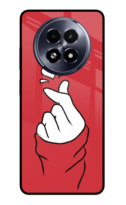 Korean Love Sign Realme 13 5G Glass Case