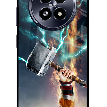 Thor Hammer Mjolnir Realme 13 5G Glass Case