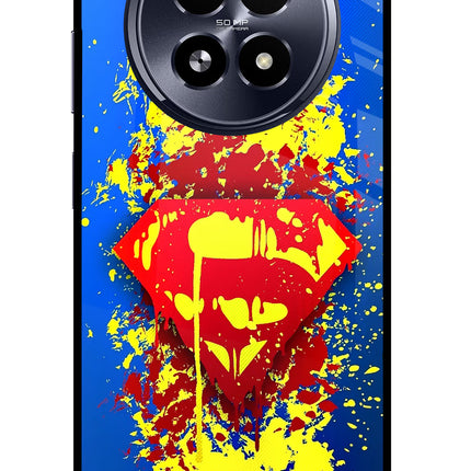 Superman logo Realme 13 5G Glass Case