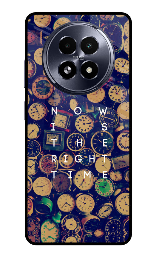 Now is the Right Time Quote Realme 13 5G Glass Case