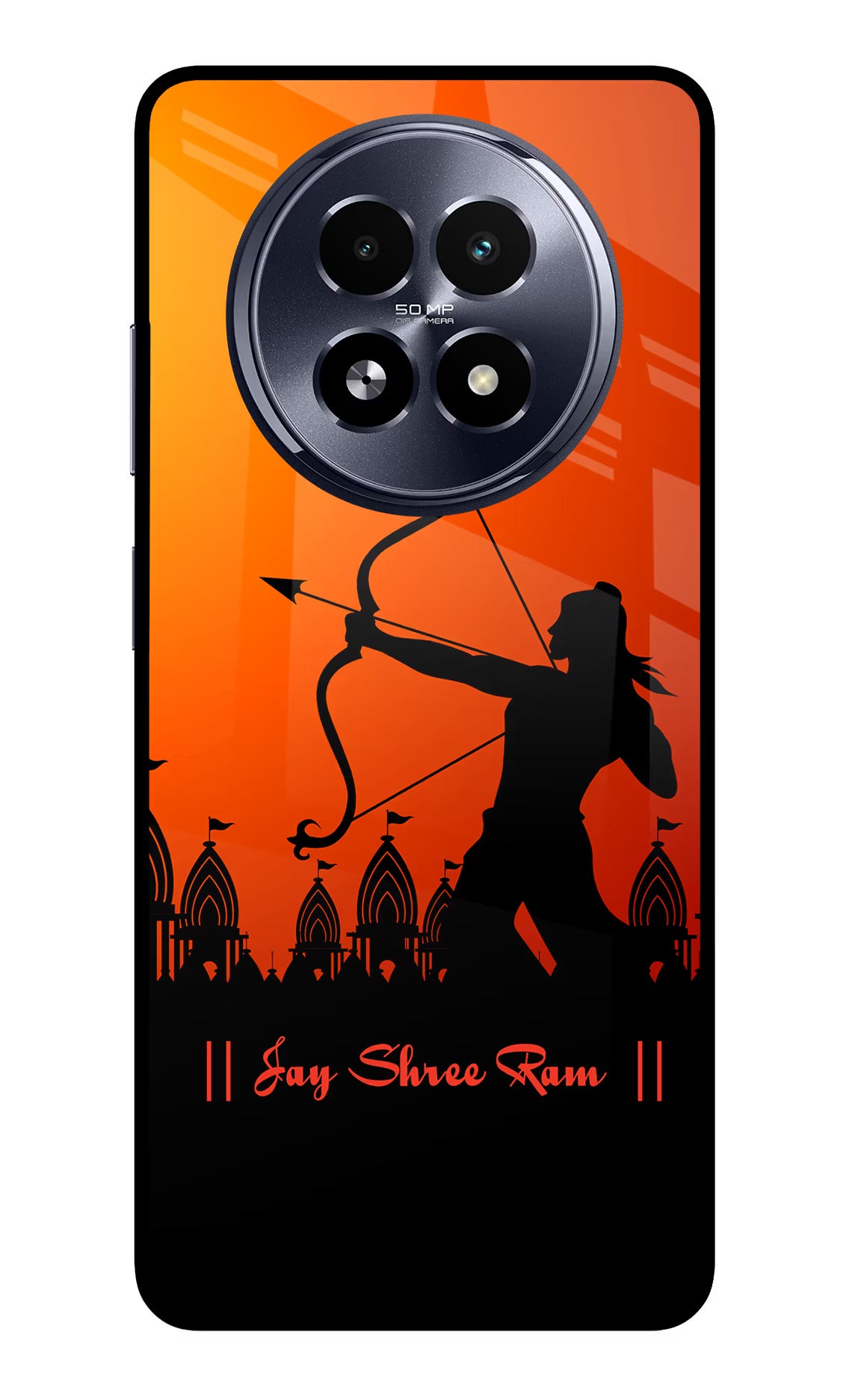 Lord Ram - 4 Realme 13 5G Glass Case Back Cover by Casekaro