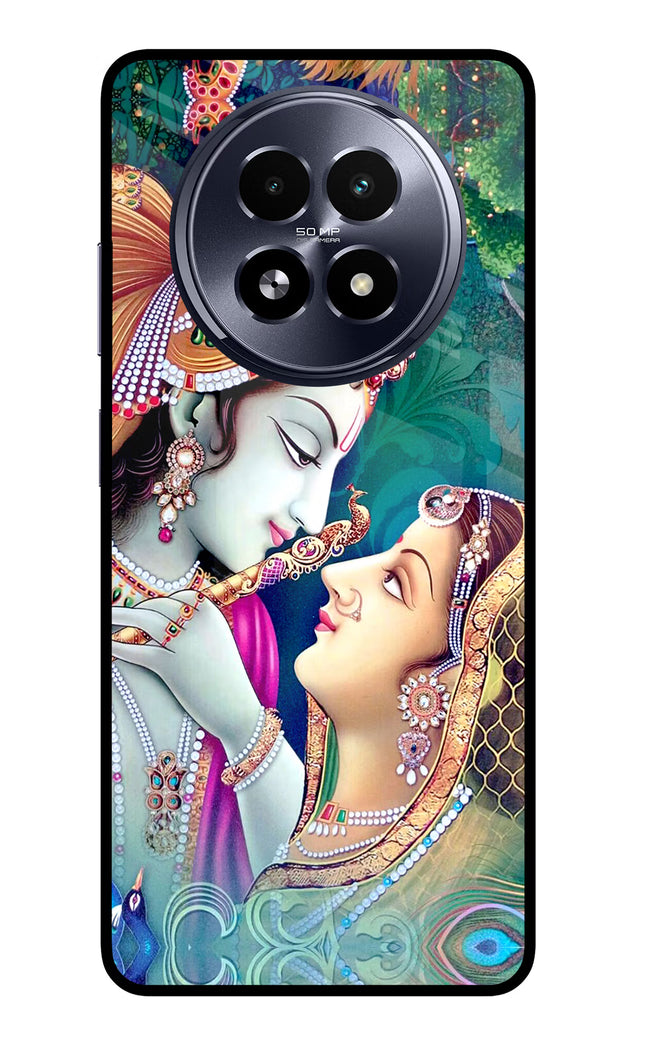 Lord Radha Krishna Realme 13 5G Glass Case Back Cover by Casekaro