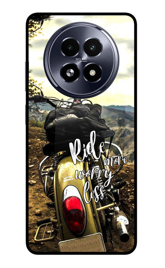 Ride More Worry Less Realme 13 5G Glass Case