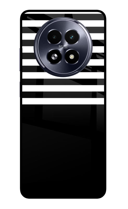 Black and White Print Realme 13 5G Glass Case