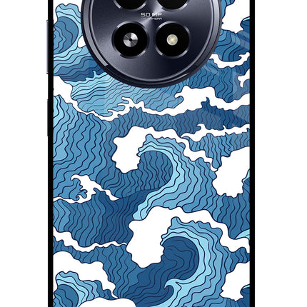 Blue Waves Realme 13 5G Glass Case