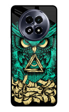 Green Owl Realme 13 5G Glass Case