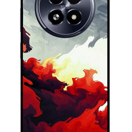 Fire Cloud Realme 13 5G Glass Case