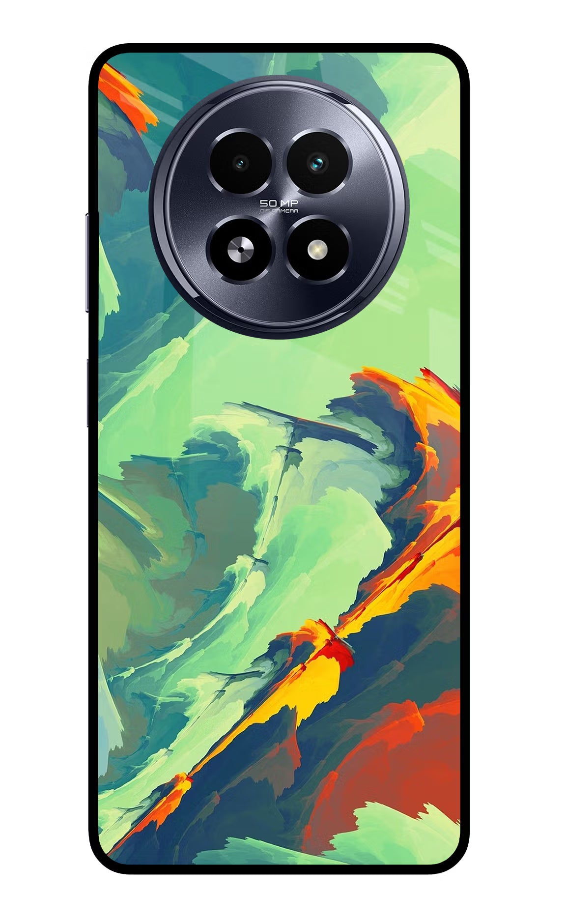 Paint Art Realme 13 5G Glass Case Back Cover by Casekaro