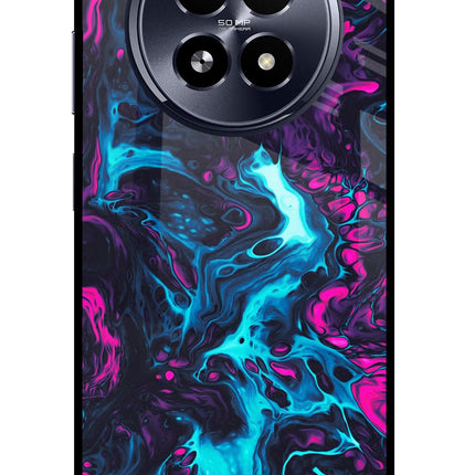 Abstract Realme 13 5G Glass Case