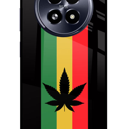 Weed Flag Realme 13 5G Glass Case