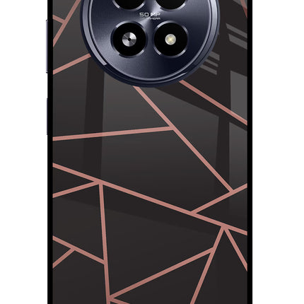 Geometric Pattern Realme 13 5G Glass Case