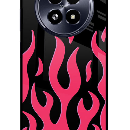 Fire Flames Realme 13 5G Glass Case