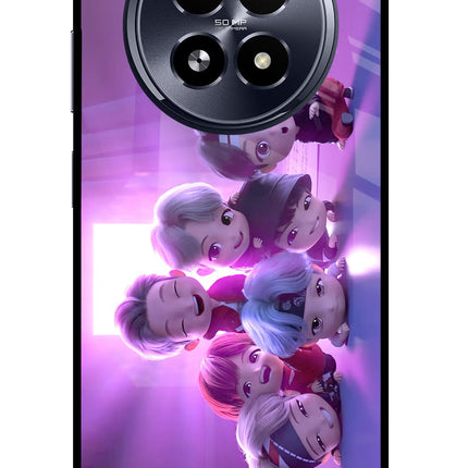 BTS Chibi Realme 13 5G Glass Case