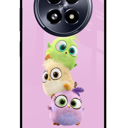 Cute Little Birds Realme 13 5G Glass Case