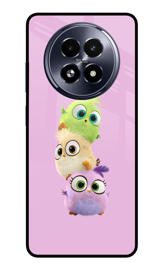 Cute Little Birds Realme 13 5G Glass Case