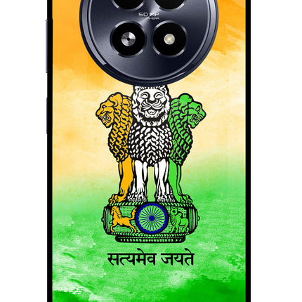 Satyamev Jayate Flag Realme 13 5G Glass Case