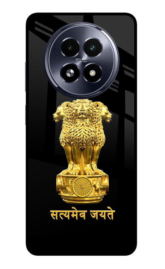Satyamev Jayate Golden Realme 13 5G Glass Case