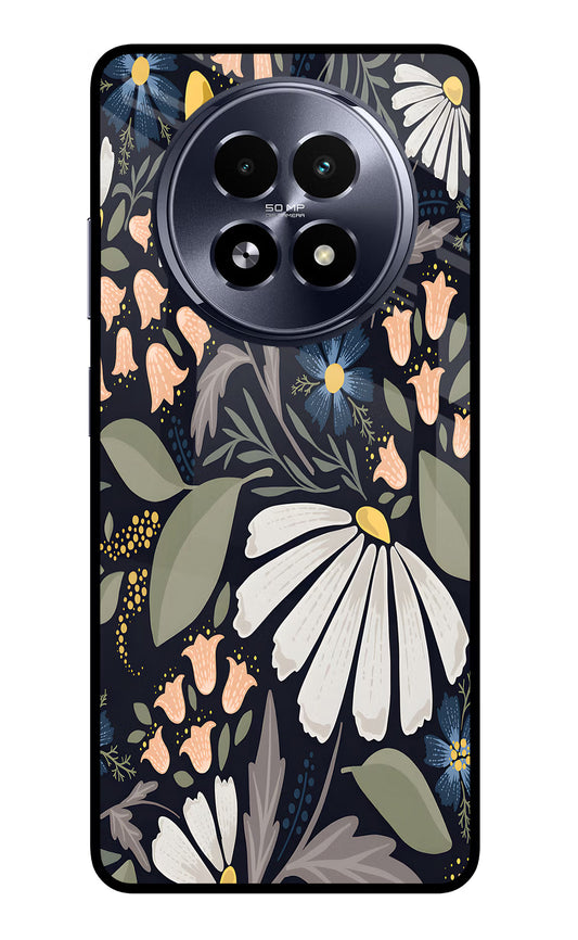Flowers Art Realme 13 5G Glass Case