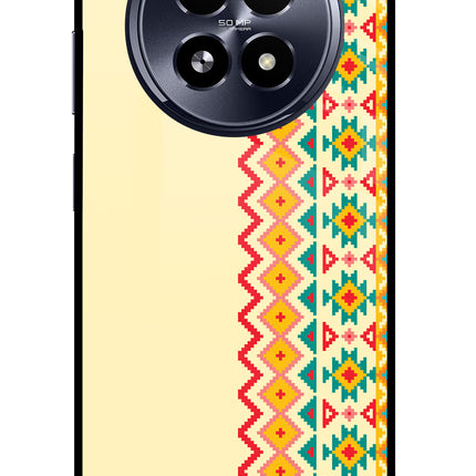 Ethnic Seamless Realme 13 5G Glass Case