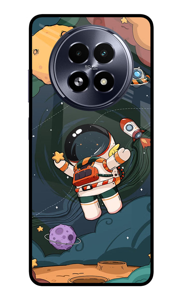 Cartoon Astronaut Realme 13 5G Glass Case