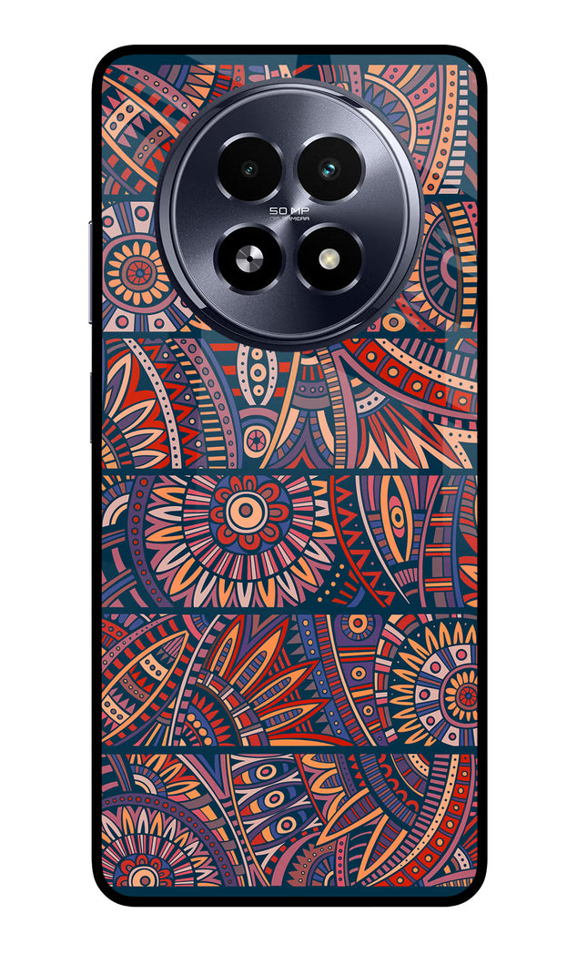 African Culture Design Realme 13 5G Glass Case