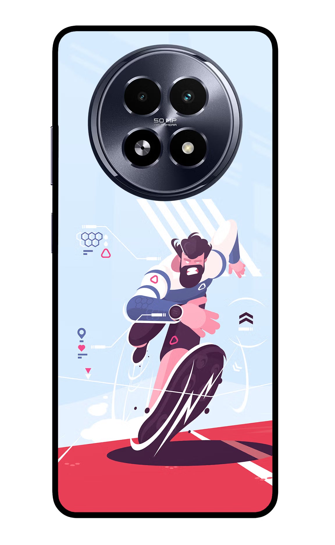 Run Pro Realme 13 5G Glass Case