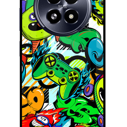 Game Doodle Realme 13 5G Glass Case
