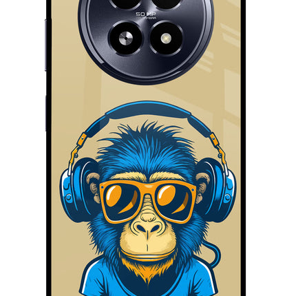 Monkey Headphone Realme 13 5G Glass Case