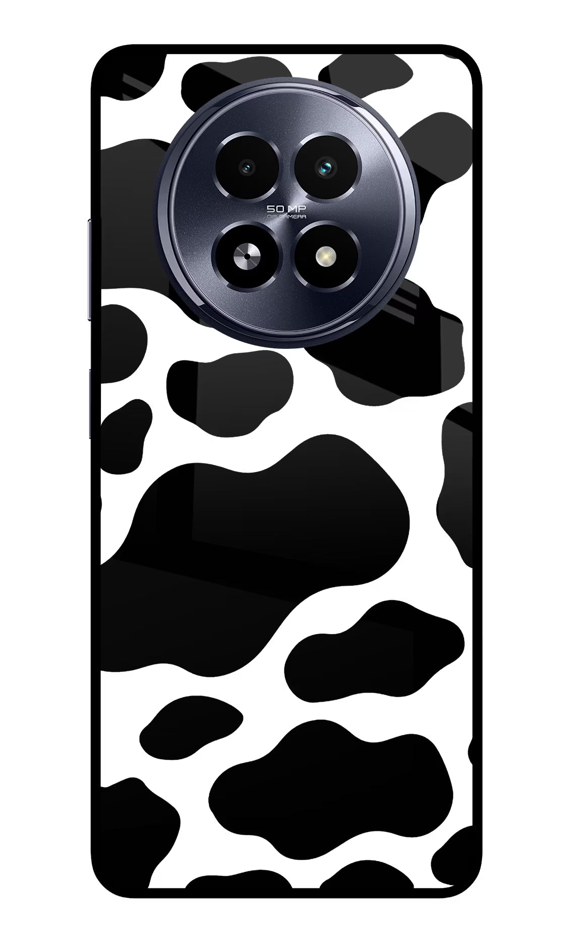 Cow Spots Realme 13 5G Glass Case Back Cover by Casekaro