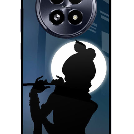 Shri Krishna Silhouette Realme 13 5G Glass Case