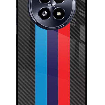BMW Stripes Pattern Realme 13 5G Glass Case