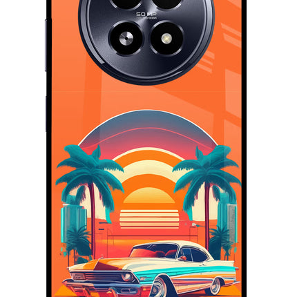 Palm Drive 80s Realme 13 5G Glass Case
